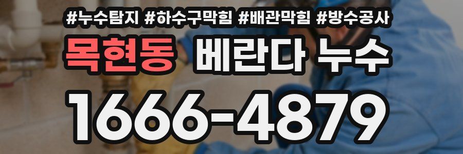 목현동 베란다 누수