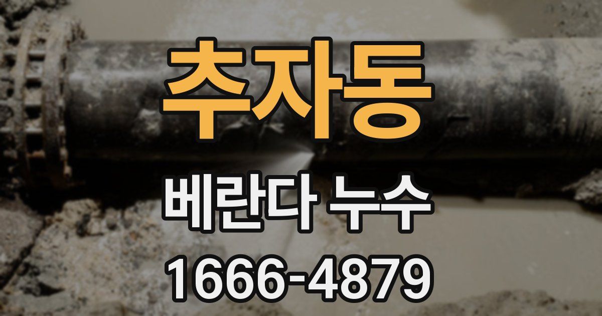추자동 베란다 누수