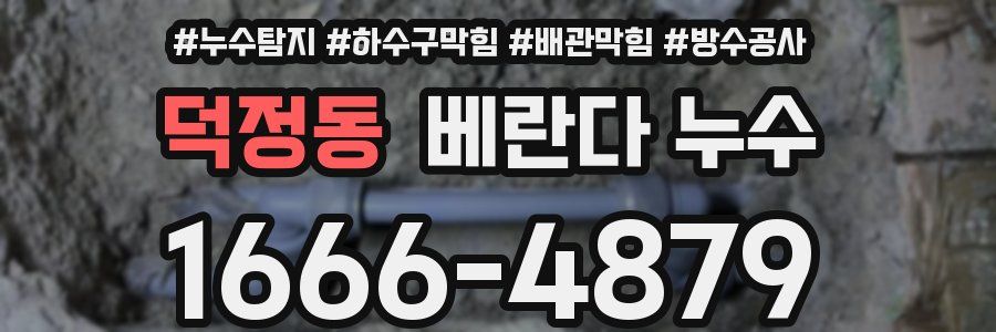 덕정동 베란다 누수