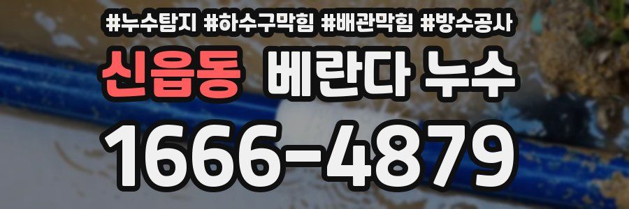 신읍동 베란다 누수