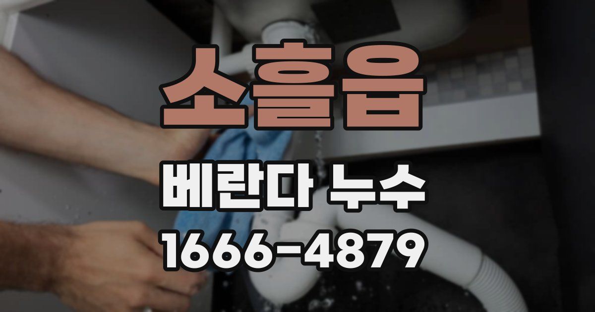 소흘읍 베란다 누수