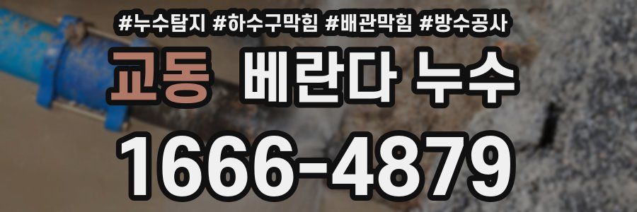교동 베란다 누수