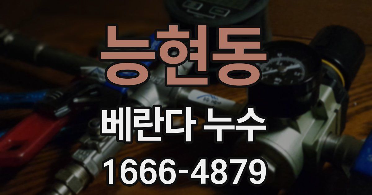 능현동 베란다 누수