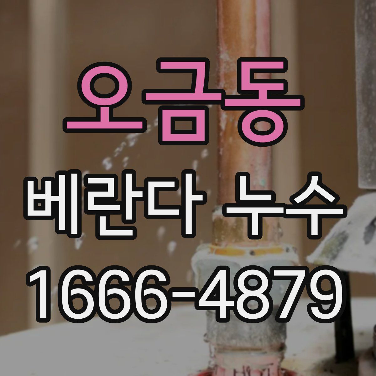 오금동 베란다 누수
