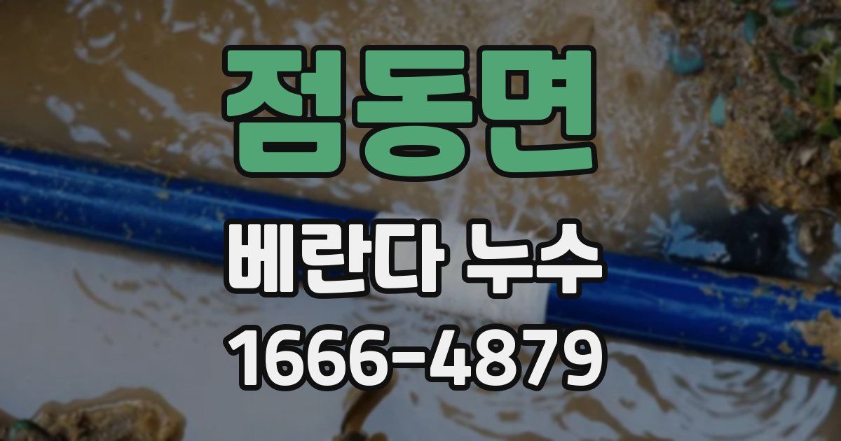 점동면 베란다 누수
