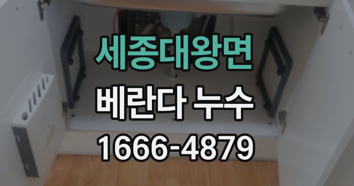 세종대왕면 베란다 누수