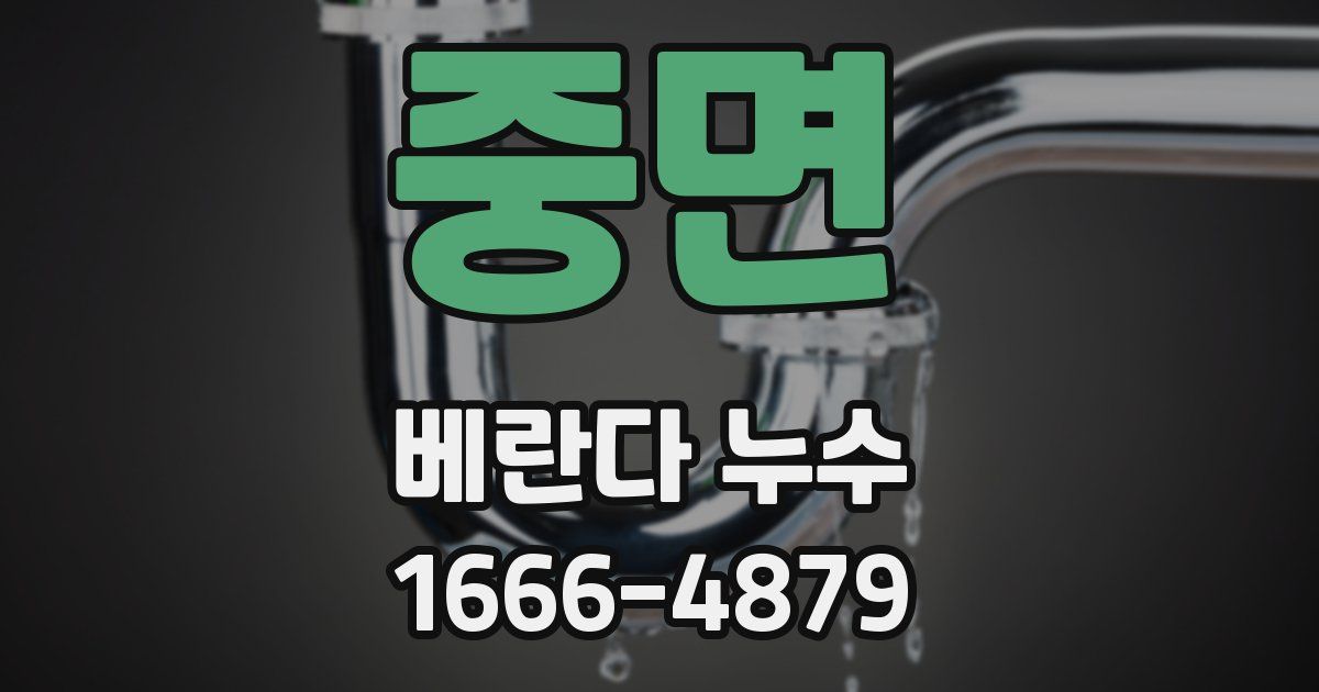 중면 베란다 누수