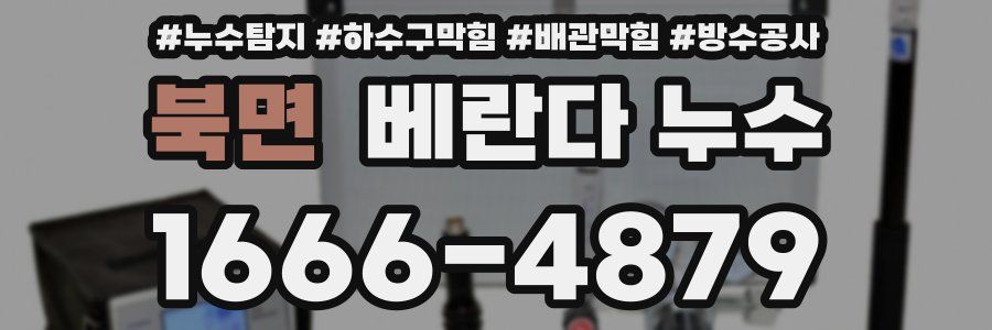 북면 베란다 누수