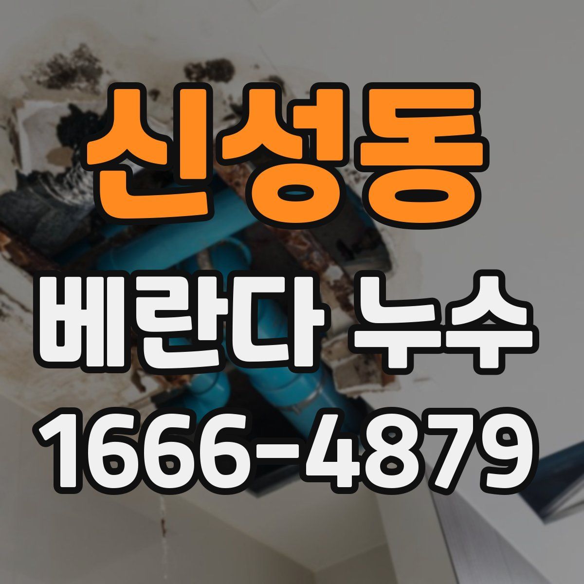 신성동 베란다 누수