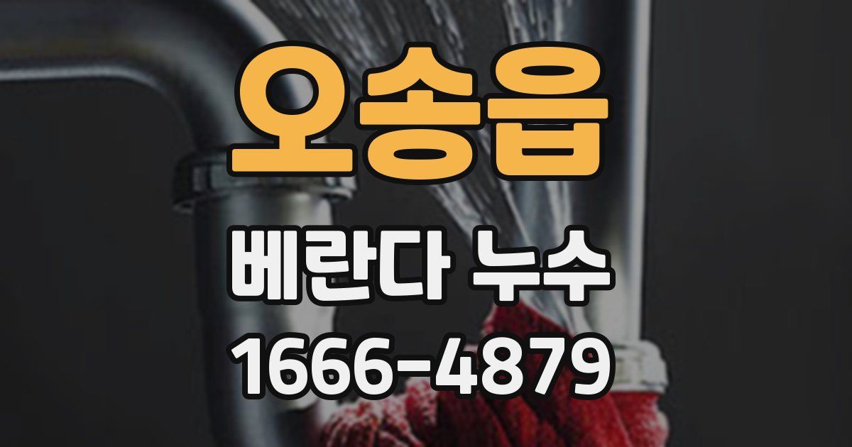 오송읍 베란다 누수