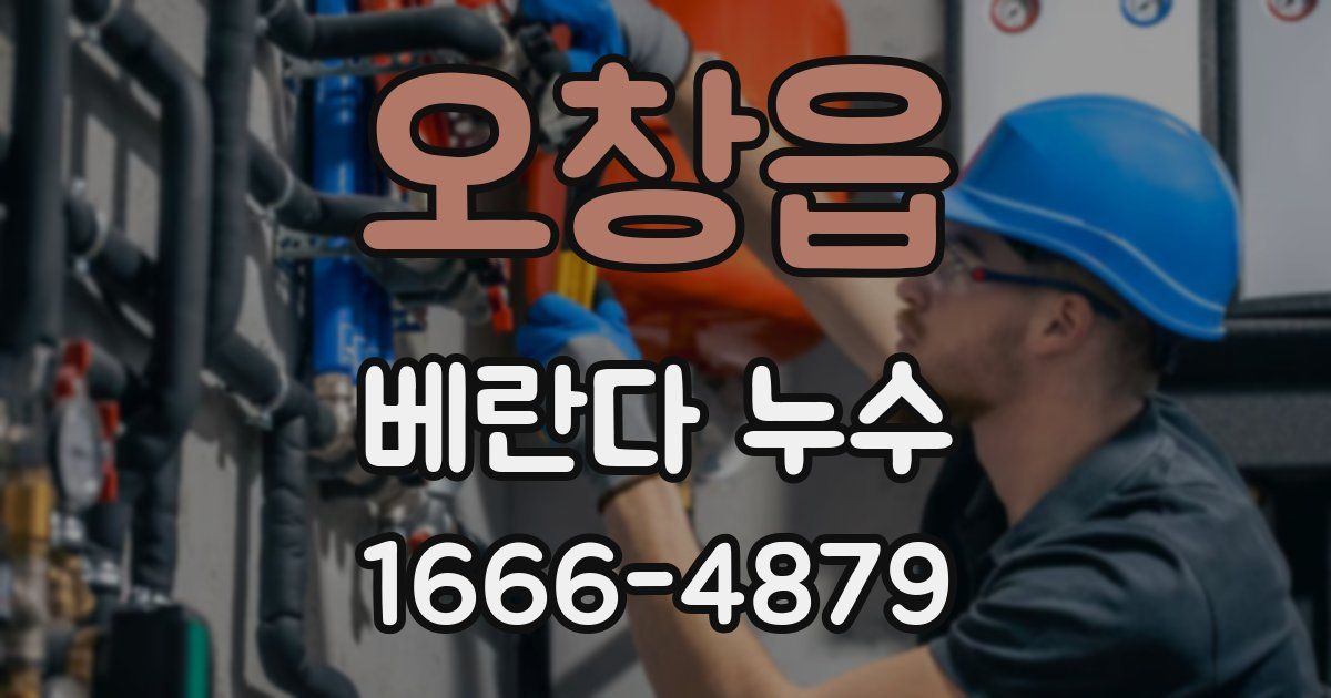 오창읍 베란다 누수