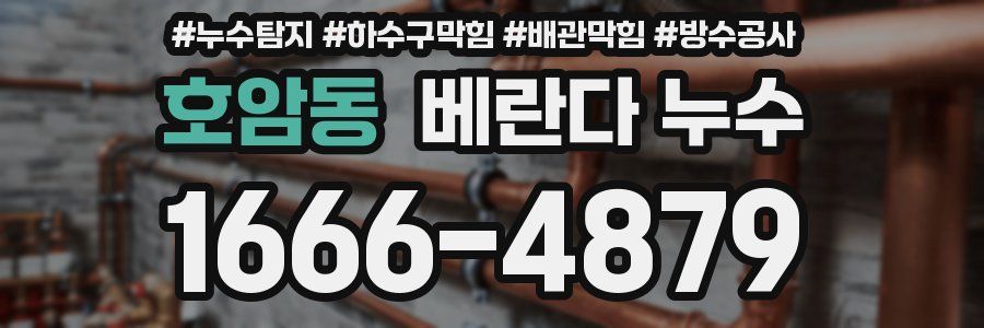호암동 베란다 누수