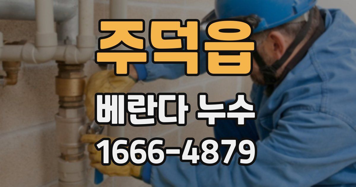 주덕읍 베란다 누수