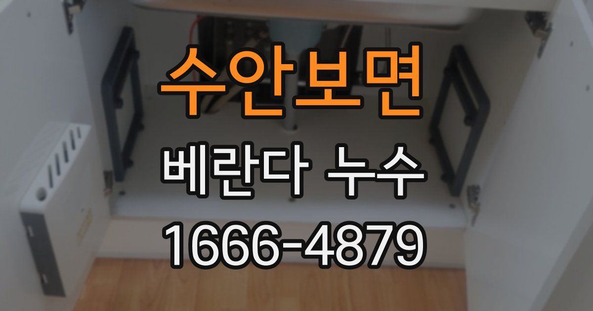수안보면 베란다 누수