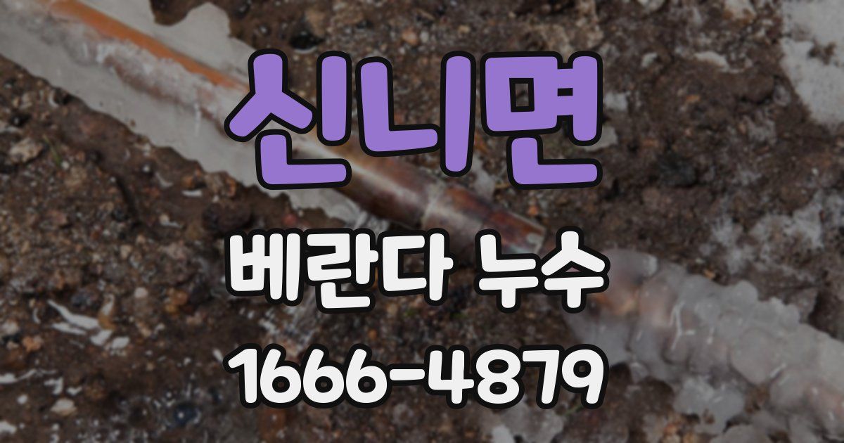 신니면 베란다 누수