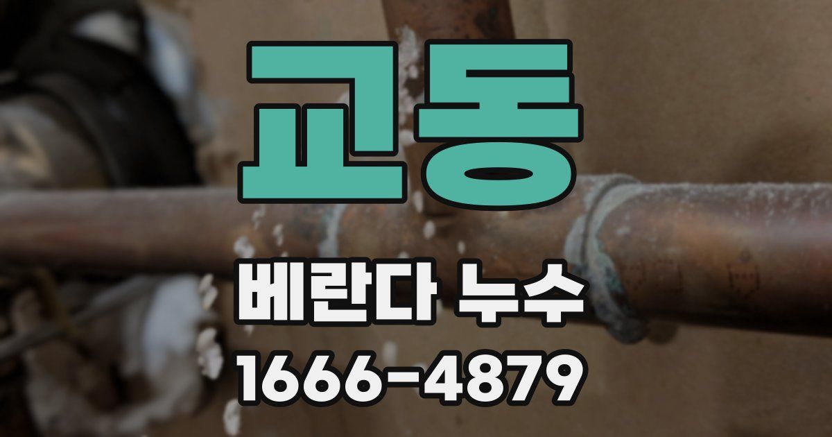 교동 베란다 누수