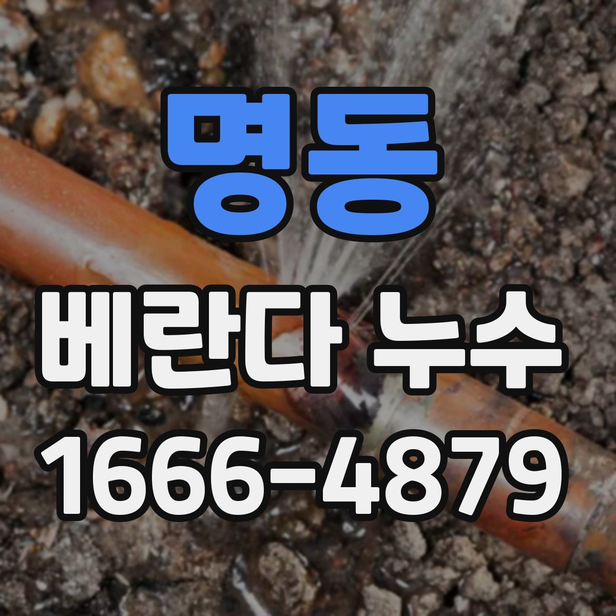 명동 베란다 누수