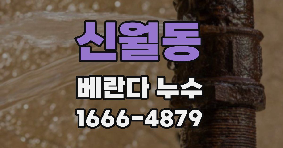 신월동 베란다 누수