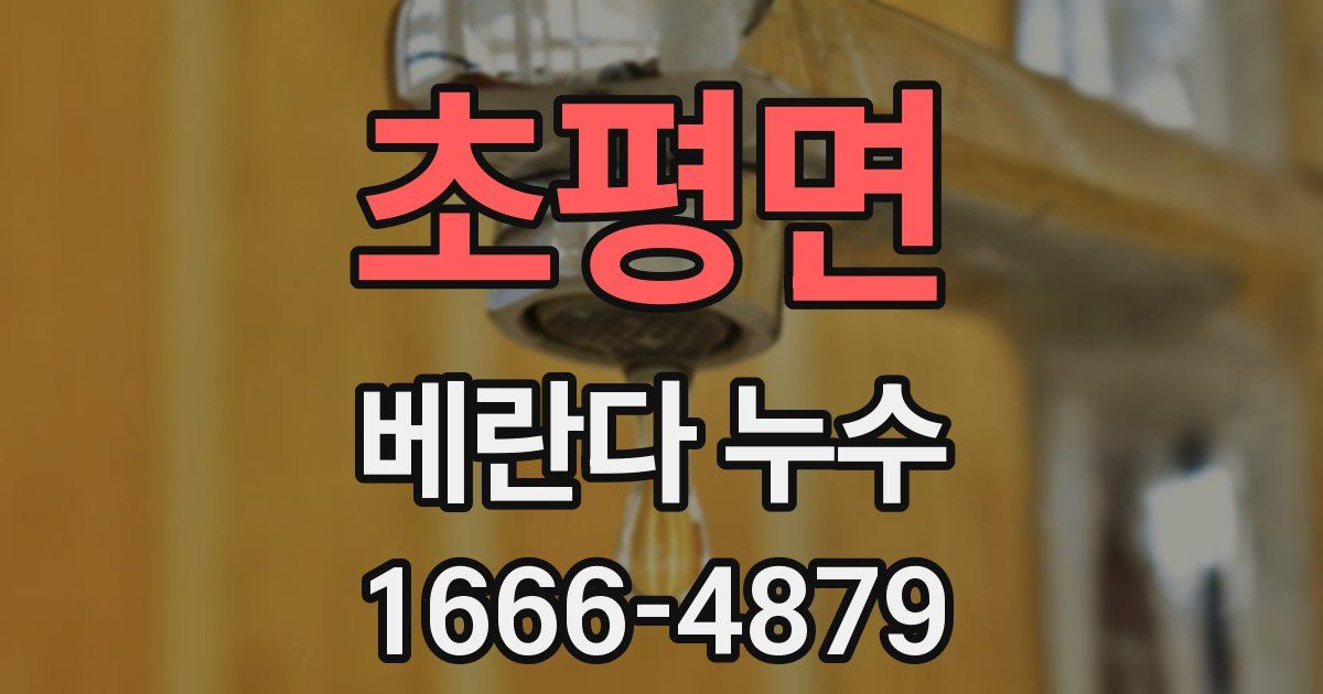 초평면 베란다 누수