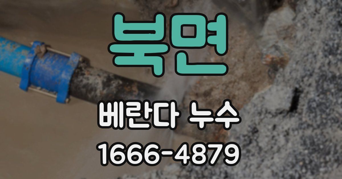 북면 베란다 누수