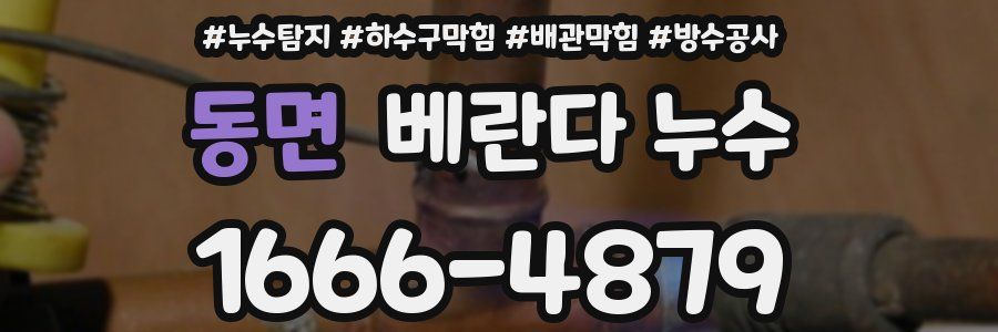 동면 베란다 누수
