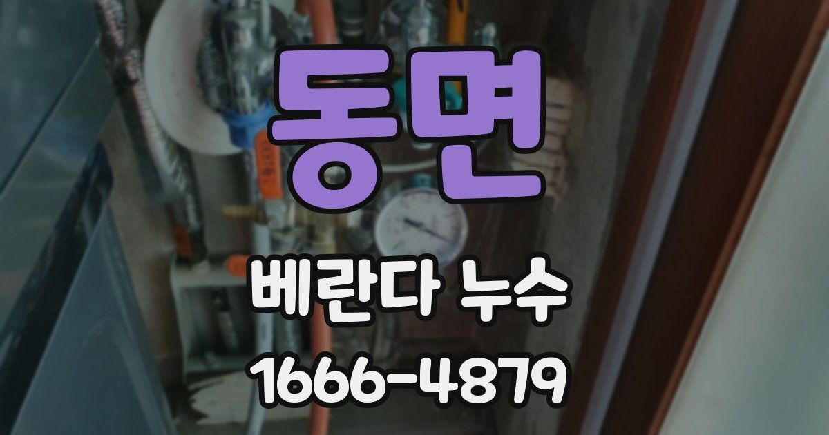 동면 베란다 누수