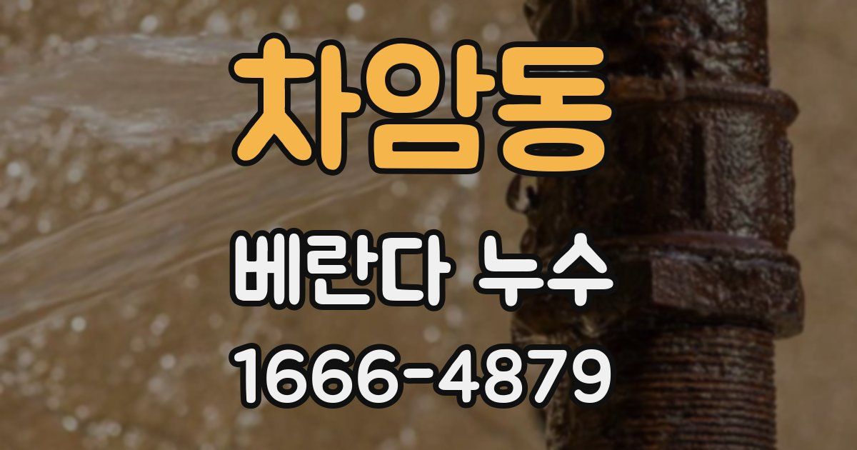 차암동 베란다 누수