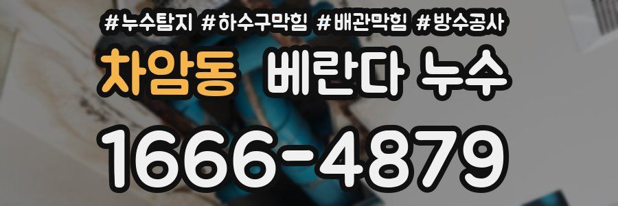 차암동 베란다 누수