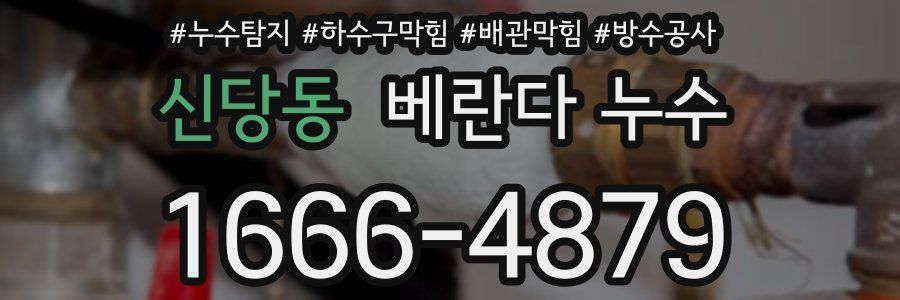신당동 베란다 누수