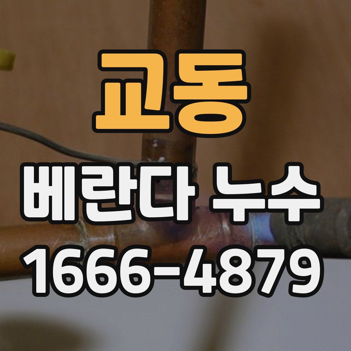 교동 베란다 누수