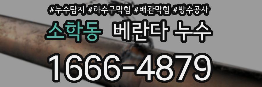소학동 베란다 누수