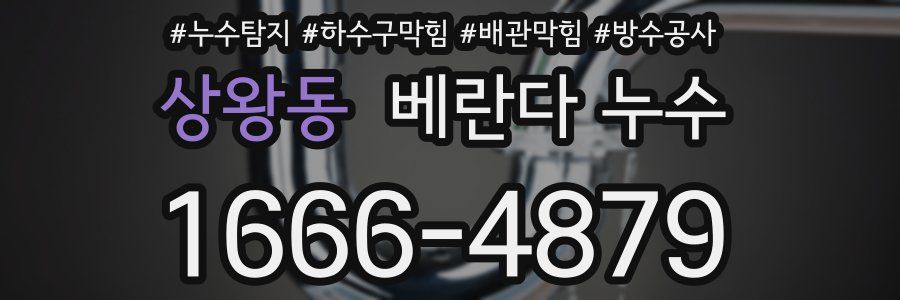 상왕동 베란다 누수