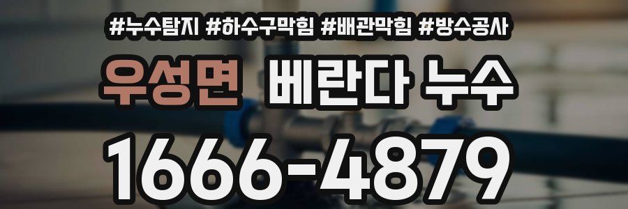 우성면 베란다 누수