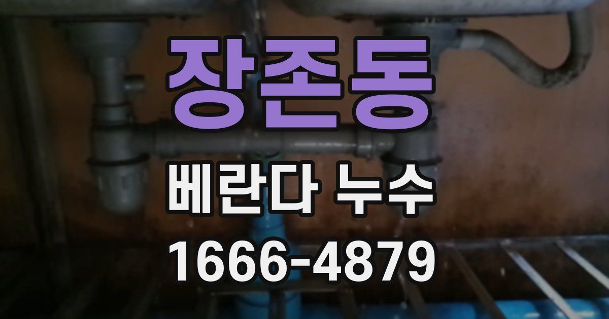 장존동 베란다 누수