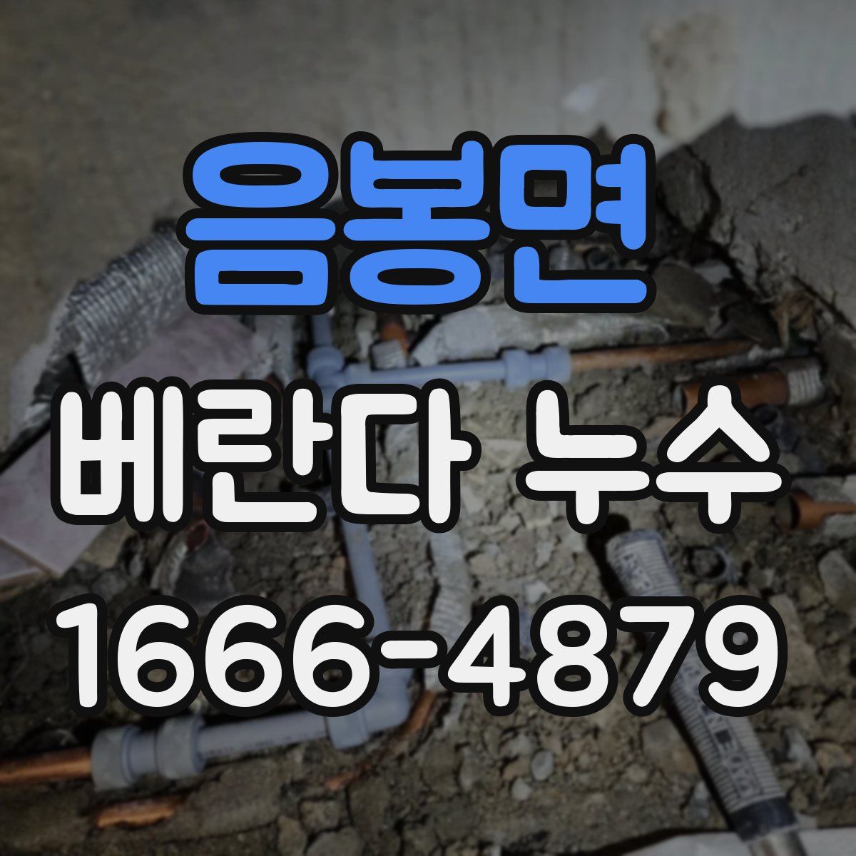 음봉면 베란다 누수