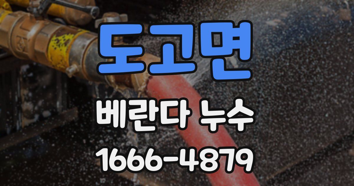 도고면 베란다 누수