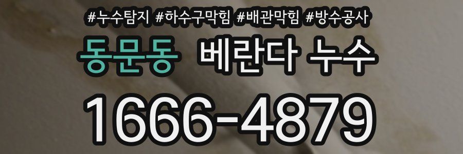 동문동 베란다 누수