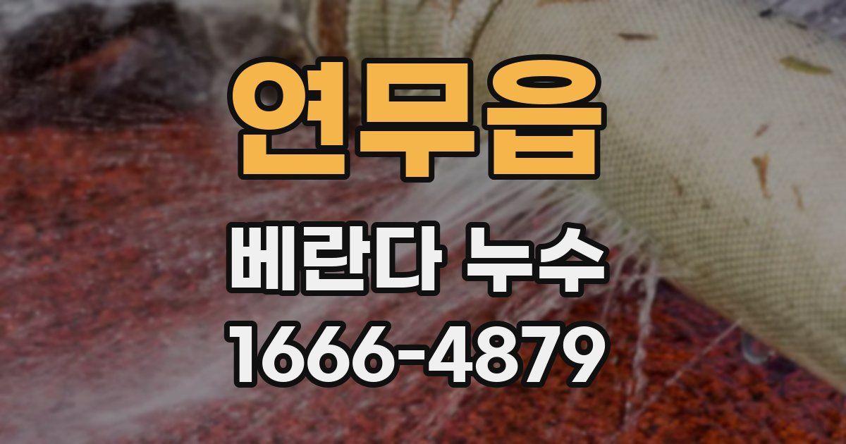 연무읍 베란다 누수