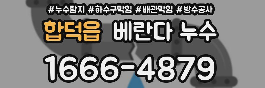 합덕읍 베란다 누수