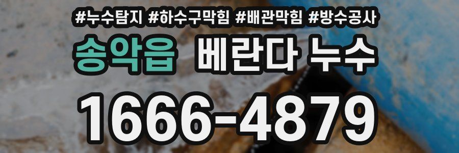 송악읍 베란다 누수