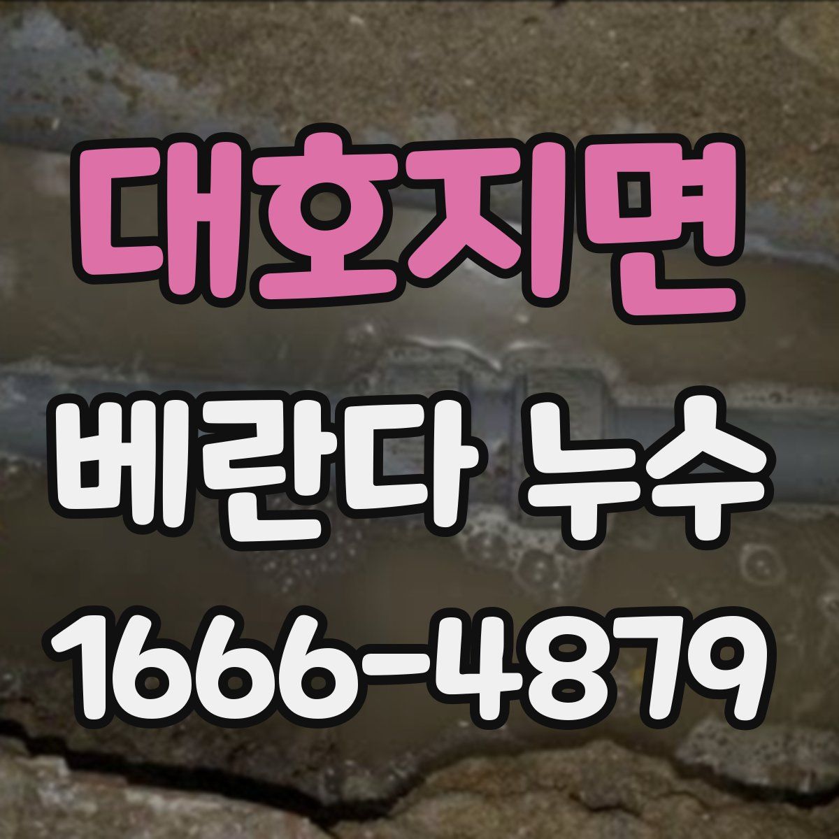 대호지면 베란다 누수