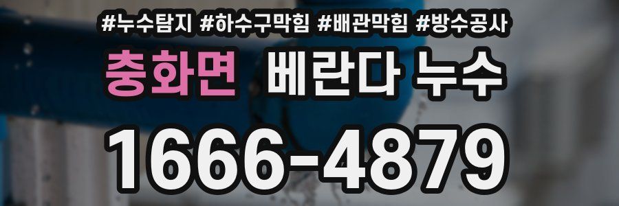 충화면 베란다 누수