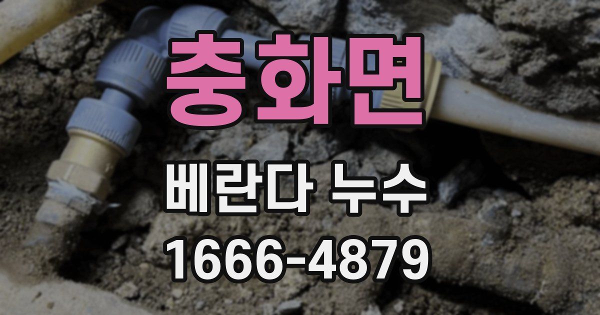 충화면 베란다 누수