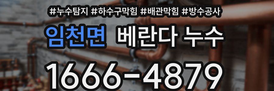 임천면 베란다 누수