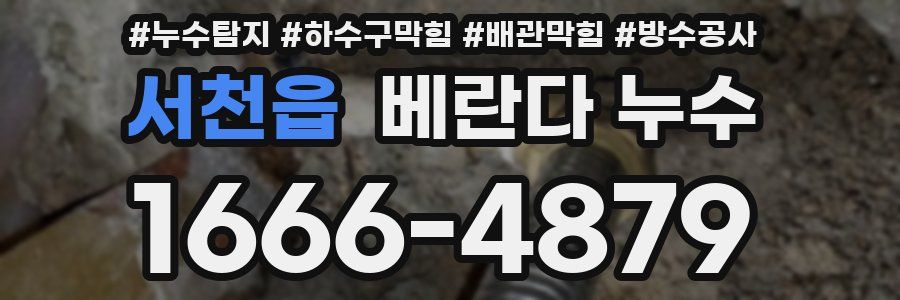 서천읍 베란다 누수