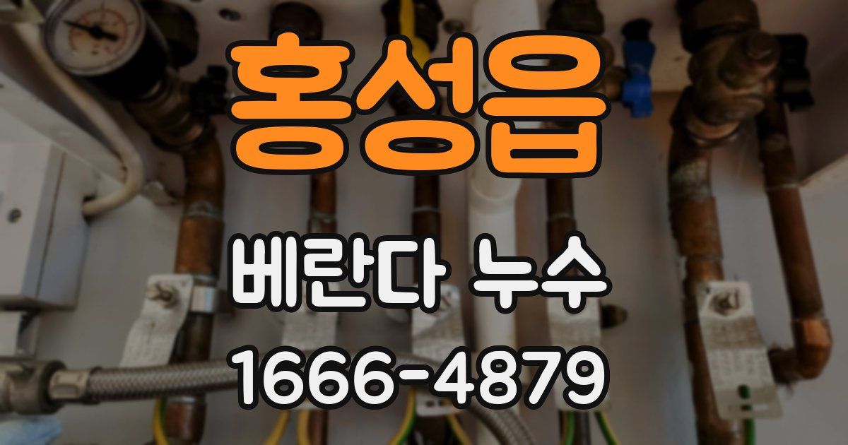 홍성읍 베란다 누수