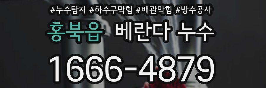 홍북읍 베란다 누수