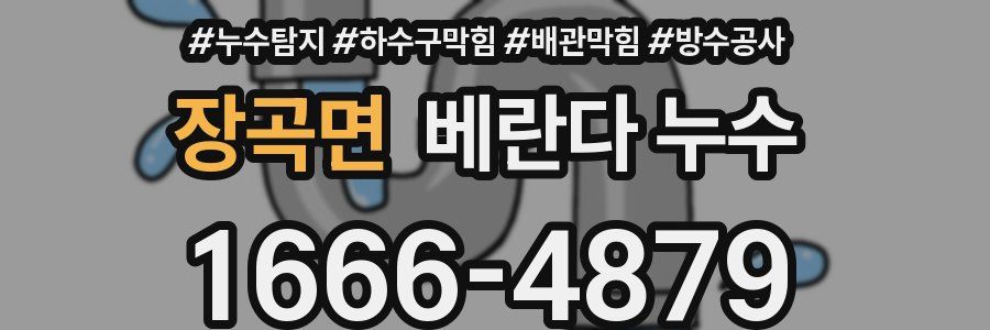 장곡면 베란다 누수