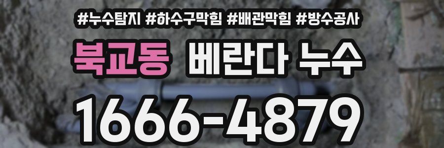 북교동 베란다 누수