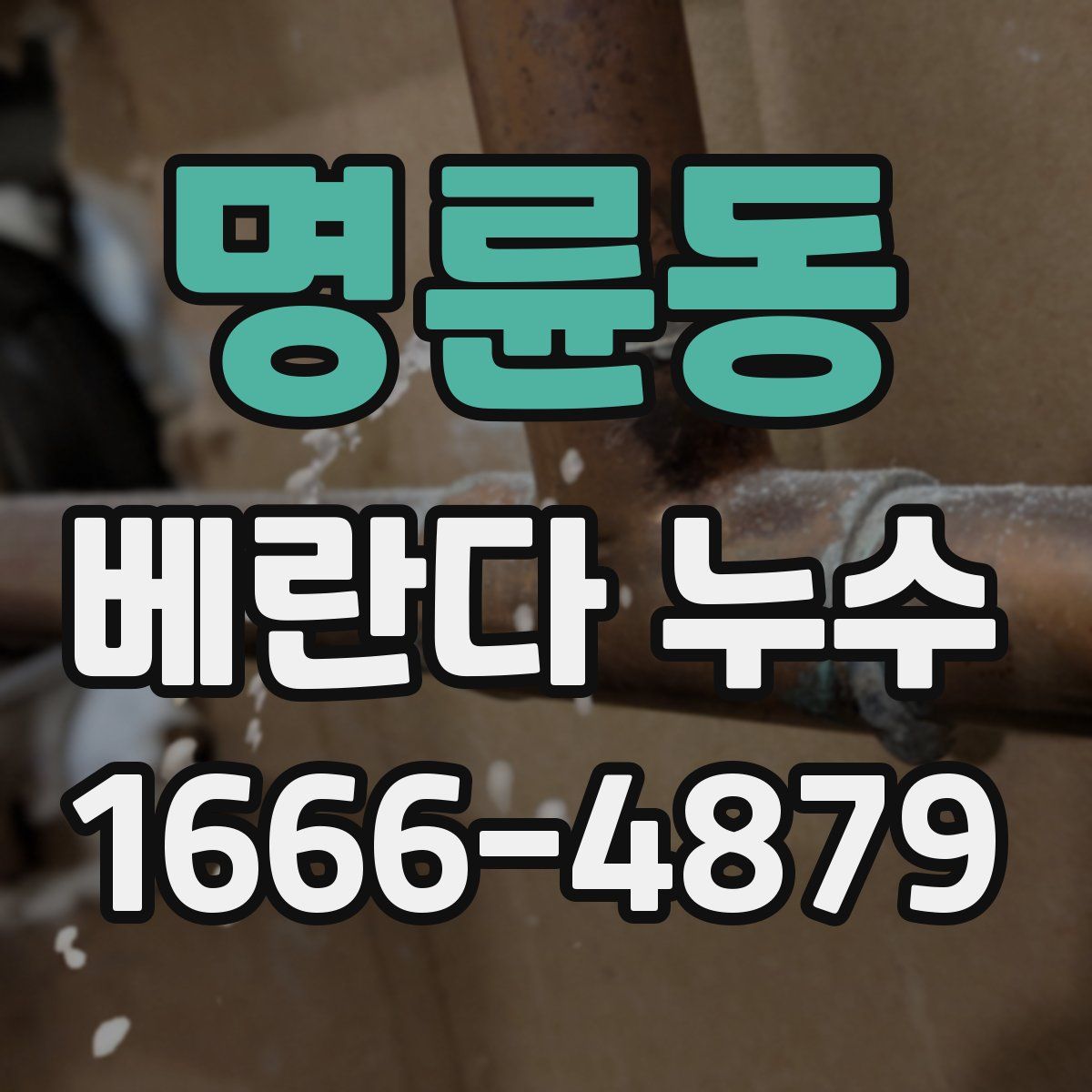 명륜동 베란다 누수